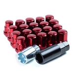 Комплект гаек M84A1642 RD M12X1,50 Красный высота 32мм (комплект 16 гайки +4 секретки +2 ключа)