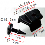 TOYOTA  53879-0R010, 53879-28010 Клипса  7x23.3x15.2mm   34.5x22.1mm