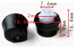 TOYOTA 90541-09124 Клипса  11.2x6.5x16.8mm