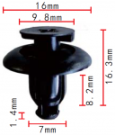 Toyota 9046707152B1 серая  клипса  7x8.2x16mm