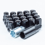 Комплект гаек M84B1642 BA M12X1,25 Черный высота 32мм (комплект 16 гайки +4 секретки +2 ключа)