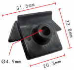 NISSAN 63848-D4000, 63848-D4001 клипса  d4.9mm  31.5x22.8mm
