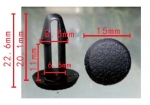 HONDA,TOYOTA 90670-692-0030, 90467-09065 клипса  8.5x20.1x15mm