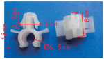 Клипса  11.8x8.9mm  d6.5mm