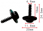 VW Ford  W708591S424 саморез под звездочку 4,9x18x20 mm