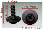 Mazda 9CF600516B Саморез с пресс шайбой 4,9x14,7x16 mm