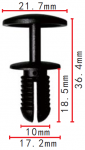 MERCEDES / VW, VAG, AUDI клипса  10x18.5x21.7mm