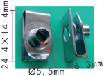 GM 11503714,  11503716 Гайка закладная М5,5 mm  24,4x14,4 mm