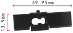 GM 20171942 клипса   13.9x49.9mm
