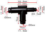 GM,FORD 472815, 801471 коннектор  9x9x6.2mm