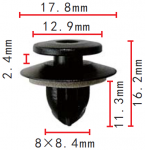 Toyota 75867-02010 клипса  9.2x11.3x17.8mm