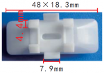 Mercedes A0069887278 клипса  48x18.2mm