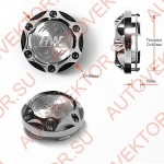 Колпачек RW019 Хром Гайка 68/62 Колпачек RW019 Хром Гайка 68/62