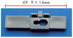 GM 20237057 Клипса  49.9x10.7mm