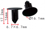 Toyota 90467-07208 Клипса  6.7x16x16.1mm