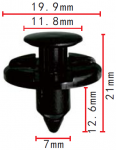 Subaru 90914-0051 клипса 7x12.6x19.9mm