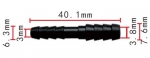 Коннектор 6,3 / 7,6х40мм