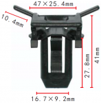 GM  20058837 клипса  16.7x27.8x47mm