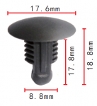HONDA 91606-SE3-003 клипса 8.8x17.8x17.6mm