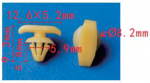VW, VAG, AUDI 1Z0837732A клипса уплотнителя двери  5.9x5.8x12.6mm