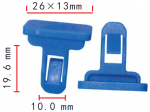 Toyota 75392-35200, 75392-04010 клипса  10x6.9x19.6x26x13mm
