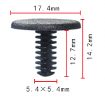 GM 20511451 клипса  5.4x12.7x17.4mm