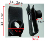 GM‐FORD  11500661 Гайка закладная М8 mm 33x14,3 mm
