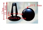 TOYOTA,NISSAN 90467-07050, 01553-00172 клипса 7x15,5x13mm