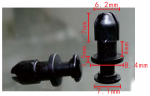 UNIVERSAL Клипса крепления багажной полки 6,2x11x7.1mm
