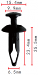 FORD,CHRYSLER N803946S, 6502871клипса  6.5x23.4x15.4mm