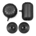 Пневмоэлементы в пружины LS HD 150*110 с боковым клапаном Stahlmann