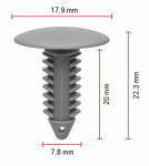 Ford 388577S, W705589S300 серая клипса 8x20x18mm