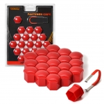 Колпачки пластиковые низкие кл.17 Красный "Вектор"