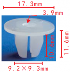 TOYOTA,SUBARU 90189-06006, 909300052, 94019FA050 клипса  9.3x10.6x17.3mm  d3.9mm