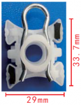 BMW 51321938884 клипса d9mm 29x33.7mm