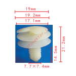 GM 2064891, 9818648, 9883583  7,5x14,5x19mm