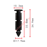 GM клипса  8x33.8x10.3mm