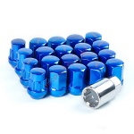 Комплект гаек M87C1641 BU M14X1,50 Синий высота 32мм (комплект 16 гайки +4 секретки +1 ключ)