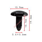 TOYOTA 90467-06175 клипса  5.6x15.7x15.9mm