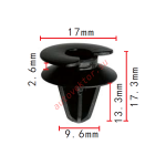 Deawoo 2240587    9.6x13.3x17mm