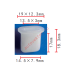 NISSAN,HONDA 78856-R4301, 90683-693-0000   14.5x17x19mm   13.5x3mm