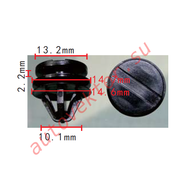 Купить LAND ROVER DYC500110 Клипса 10.1x8x14.7mm, цена. Стоимость и ...