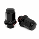 Гайка M12X1,50 Хром высота 47 мм Прессшайба L330, D=18,5мм, плоская 724845 Cr, чёрная